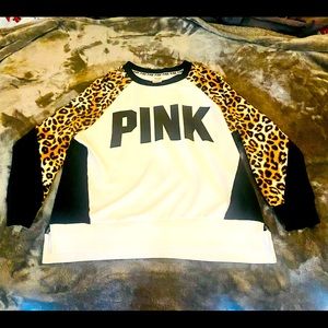 Victoria Secret Pink Leopard Sweatshirt
